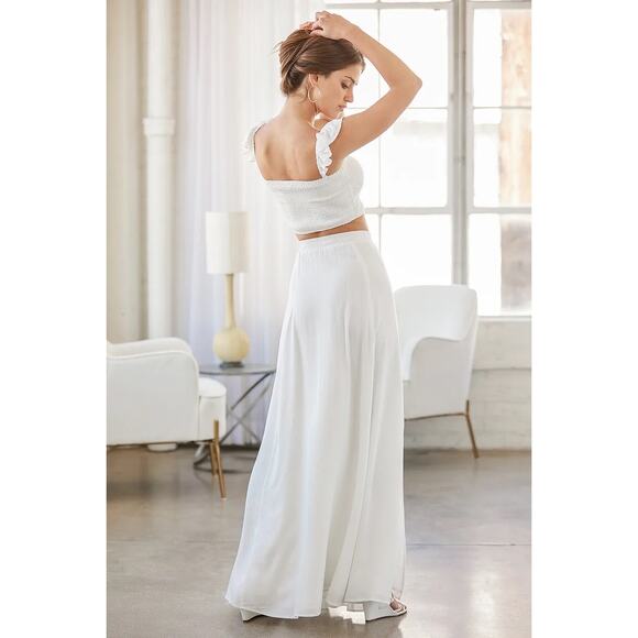 Lulus Maxi White Skirt - Picture 4 of 8